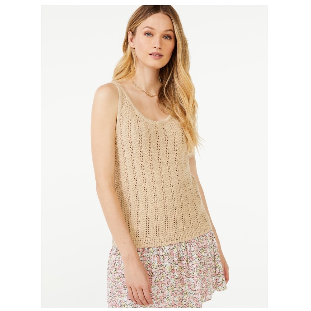 NWT Scoop Sweater Tank Top